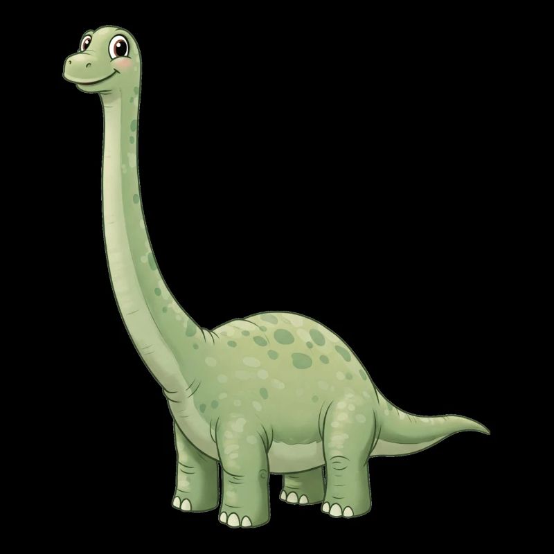 Dino Cartoon Brachiosaurus