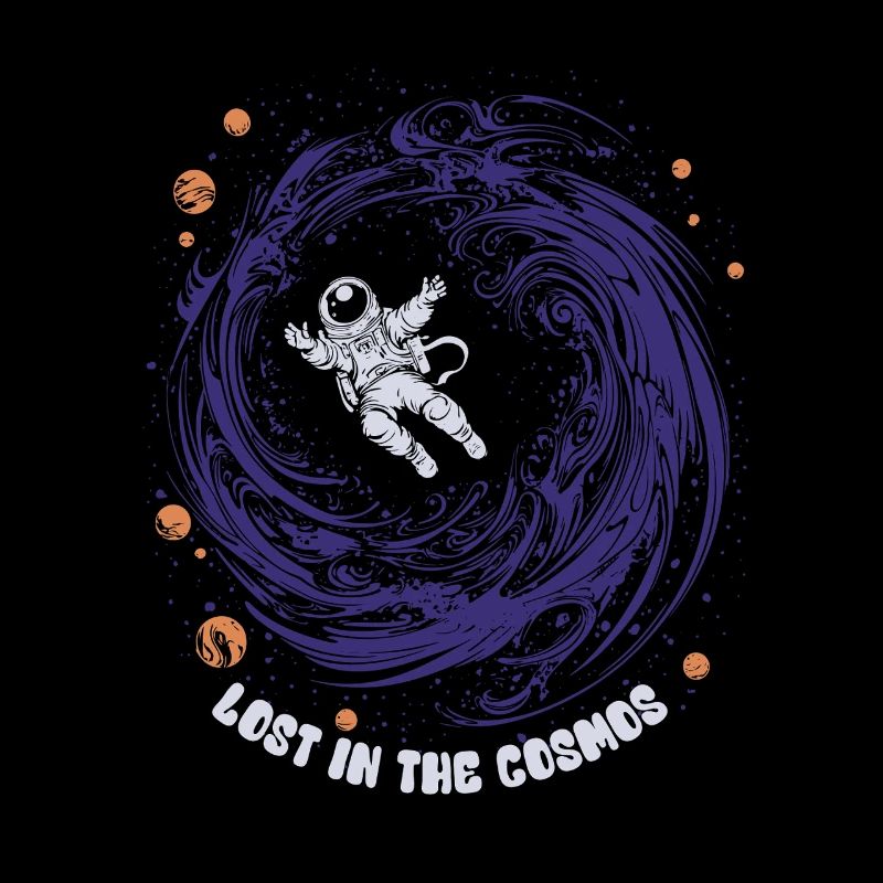 Perdu dans le cosmos - Astronaute - Espace