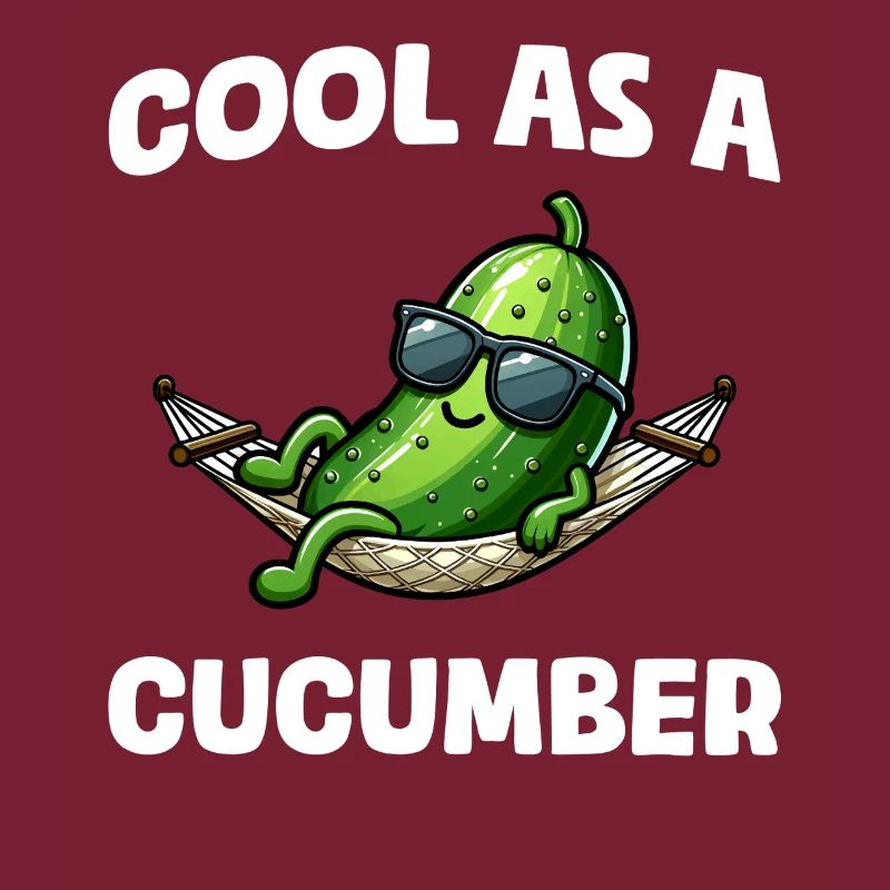 Frais comme un concombre Gurke Pickle Gurkenliebhaber