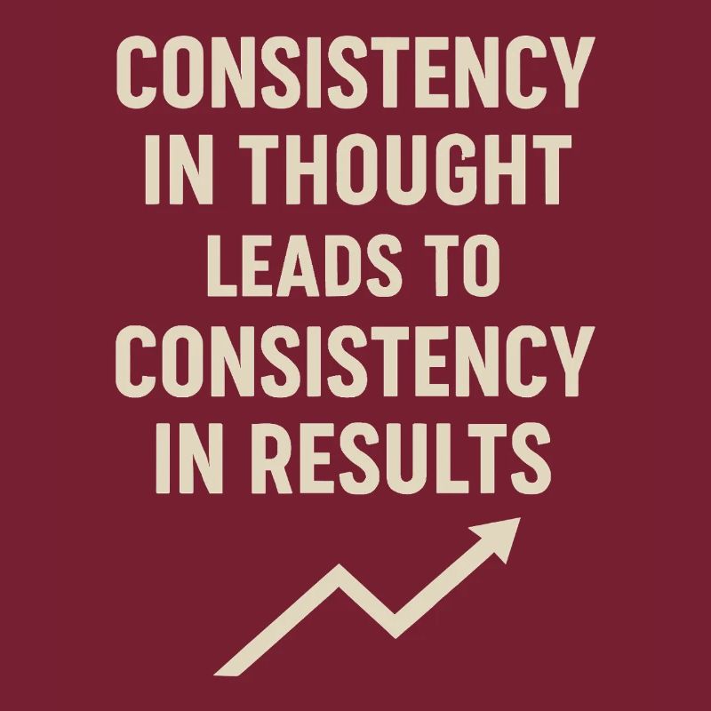 La cohérence dans la pensée conduit à la cohérence dans la pensée