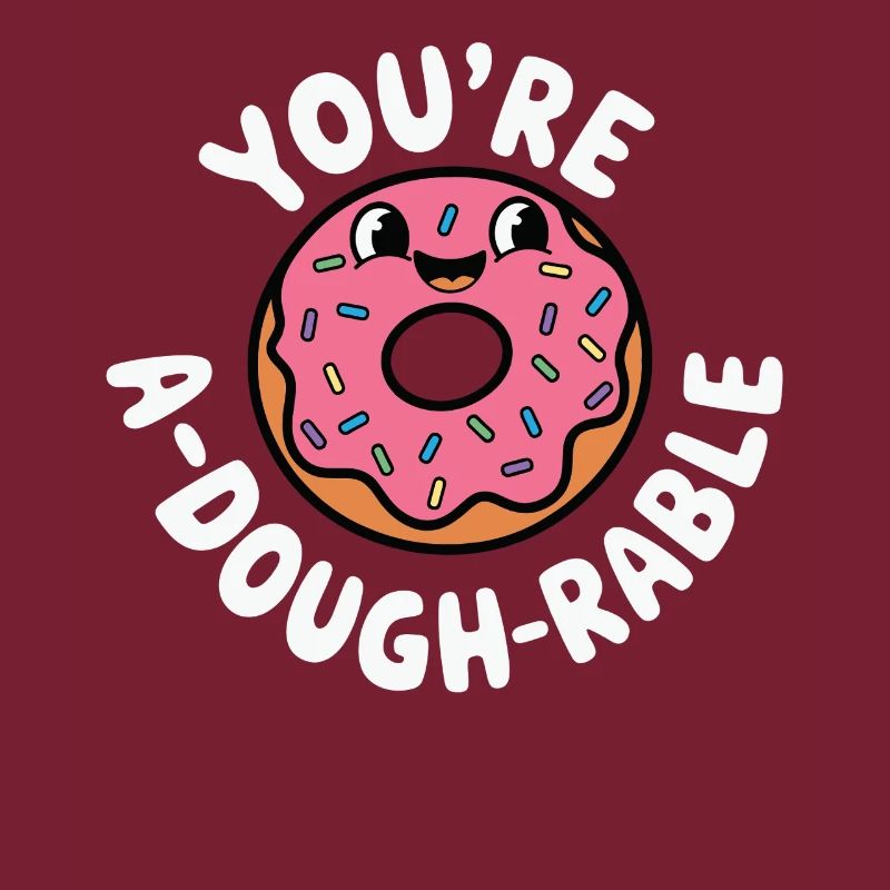 Jeu de mots mignon sur les beignets