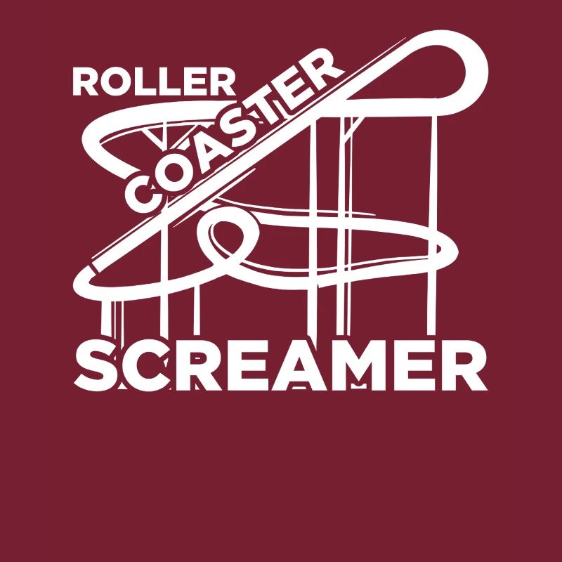 Freizeitpark Roller Coaster Screamer Achterbahn