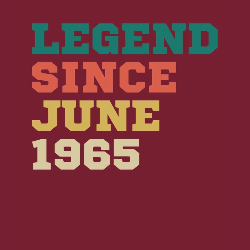 Legende seit Juni 1965 Geburtstagsgeschenk