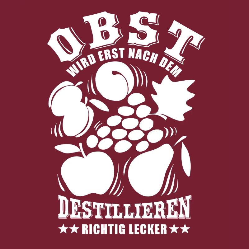 Obst wird erst nach dem destillieren lecker
