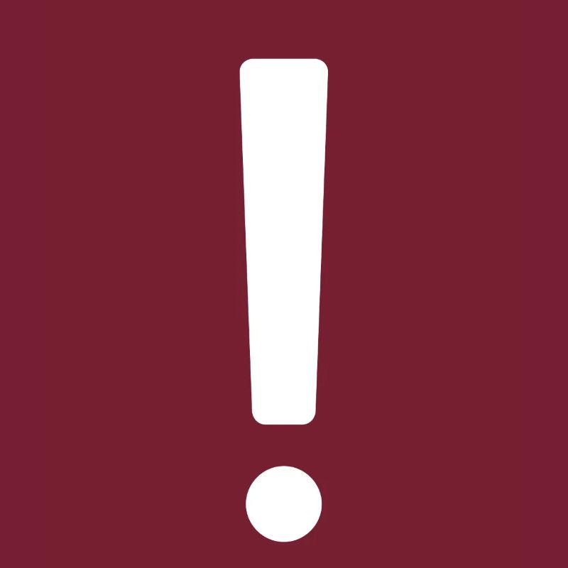 exclamation mark symbol punctuation mark