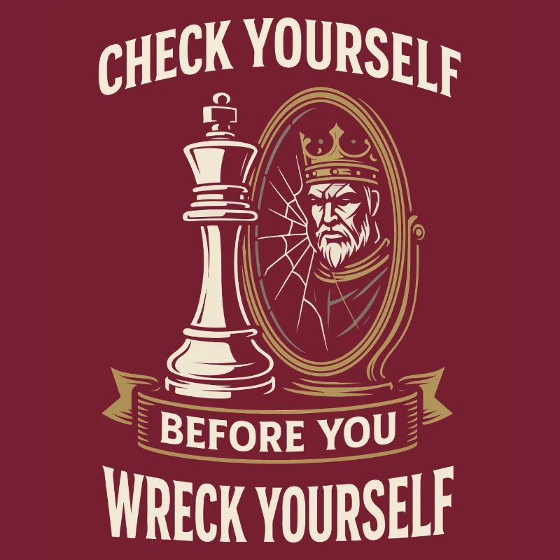 chess player board check yourself,