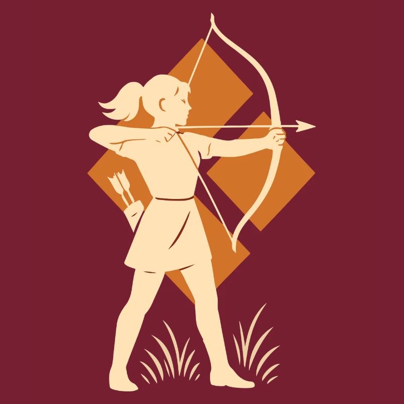 Filles Archer Tir à l’arc Cible