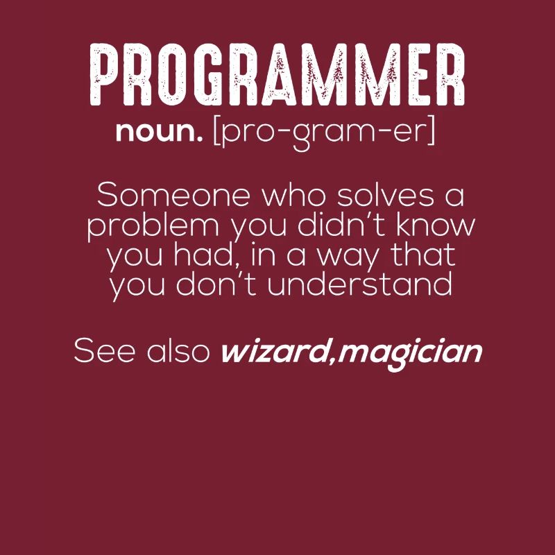 Signification drôle programmeur