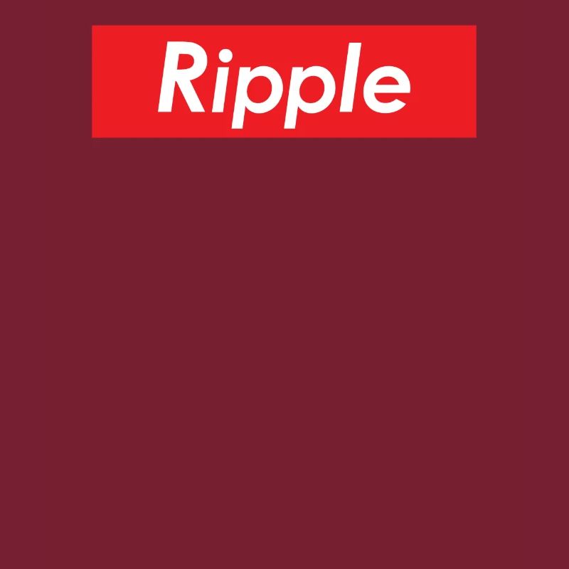 Ripple Red Rectangle Cryptocurrency XRP Blockchain