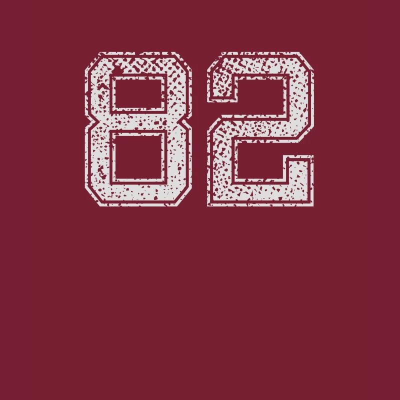 Number 82 Number Eighty-two Eight Two Gift