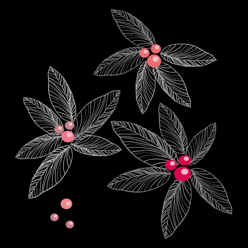 Blüten mit Perlen