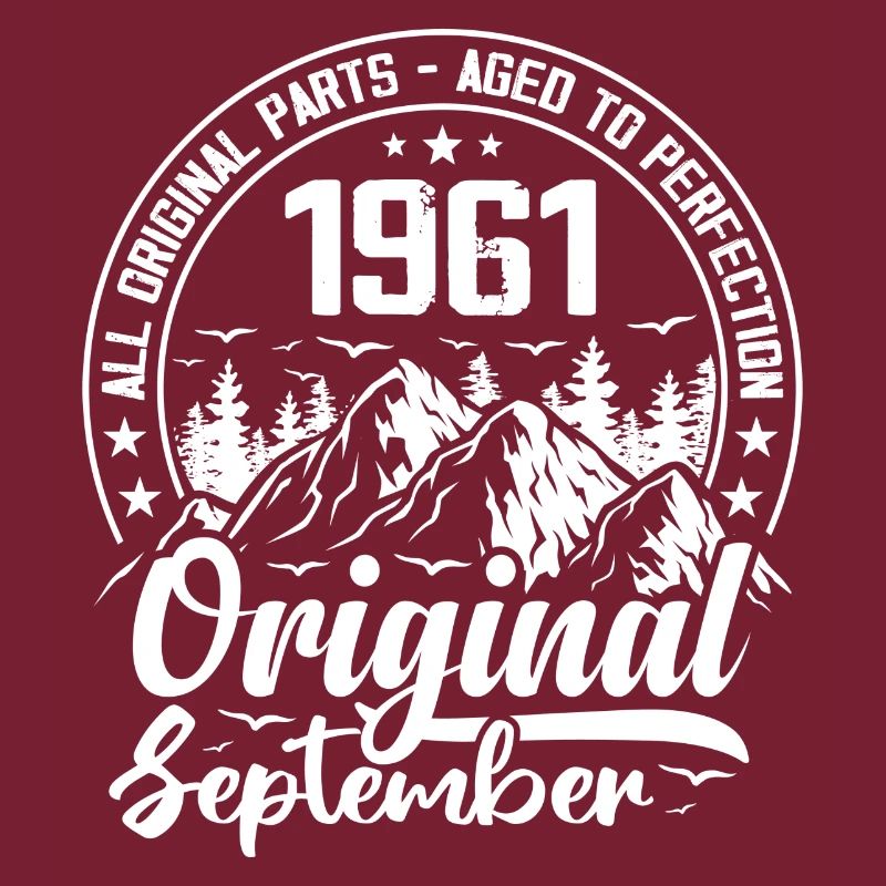 September 1961 Original:63 Years Birthday Gift
