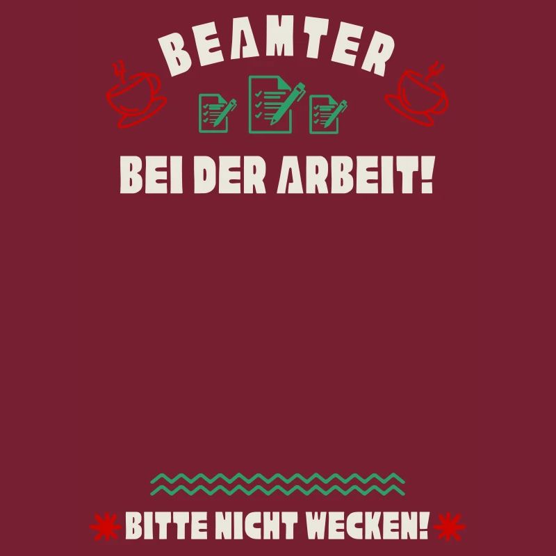 Schlafender Beamter