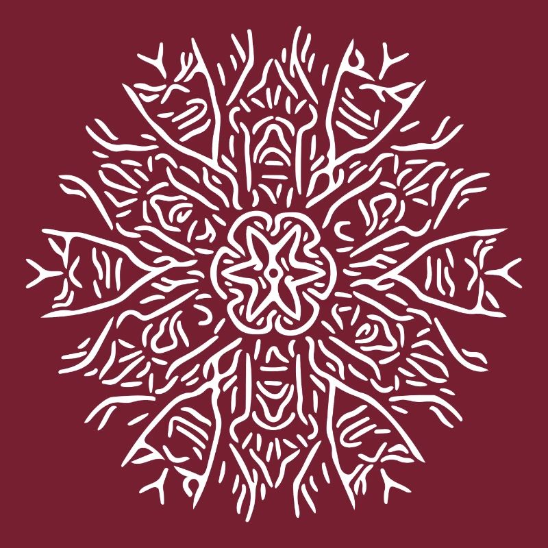 Mandala Flower Lines Abstract Shape Pattern