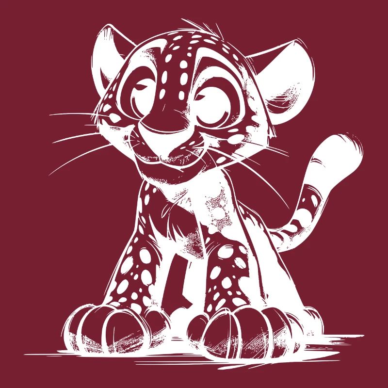 Funny Kids Leopard Drawing