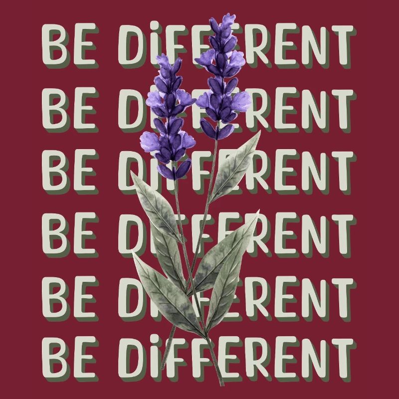 BE DIFFERENT - Affirmations d’amour de fleur de lavande