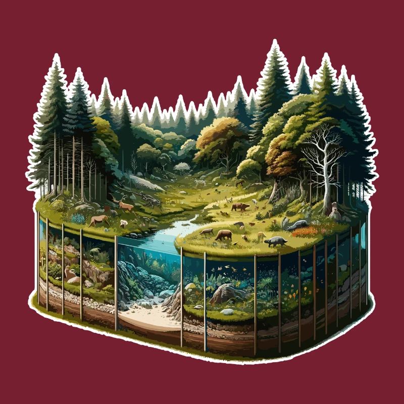 Landschaft - Illustration