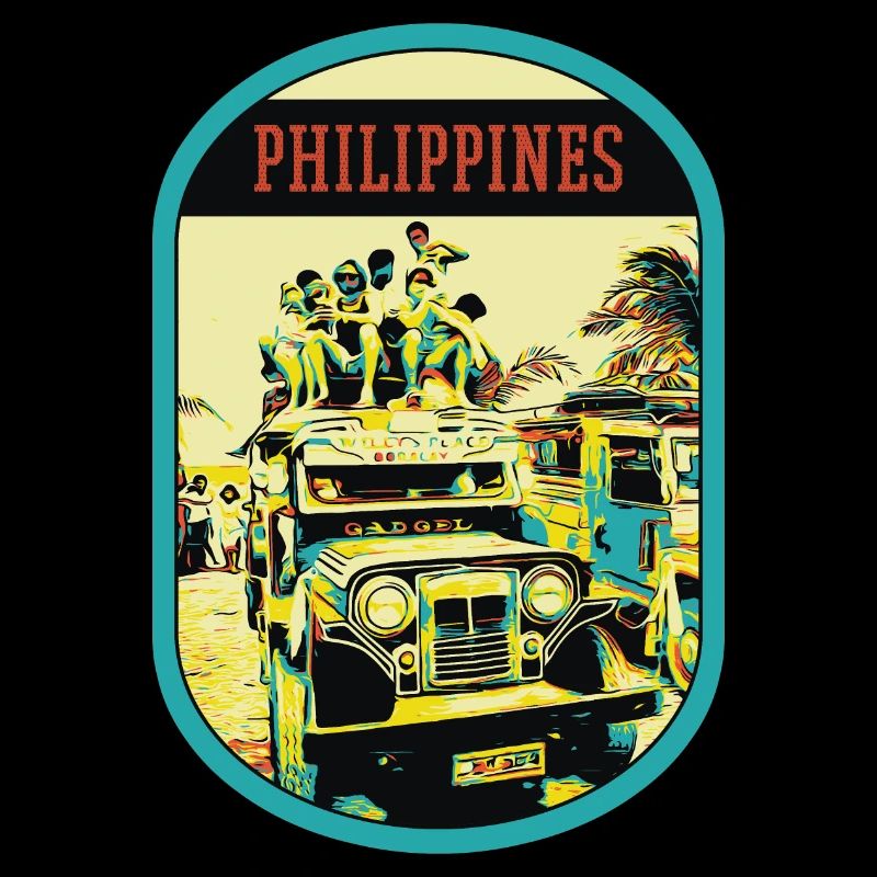 Farbenfroher Jeepney: Lebendiges Symbol der Philippinen
