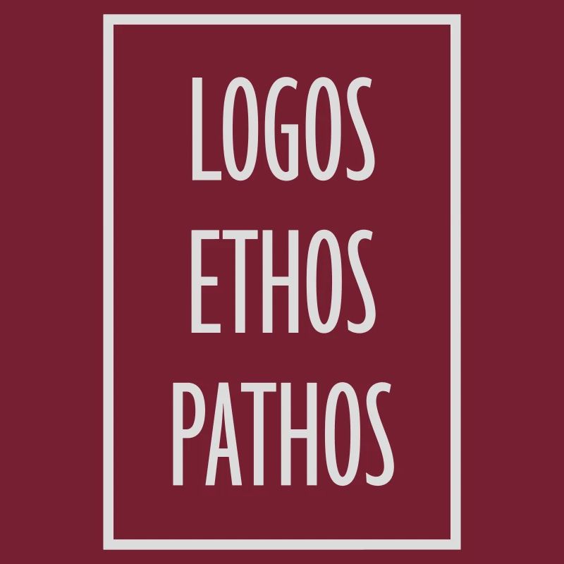 Logos Ethos Pathos Rhetorik Philosophie Student