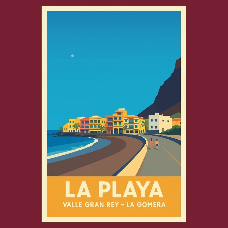 La Playa Affiche Valle Gran Rey