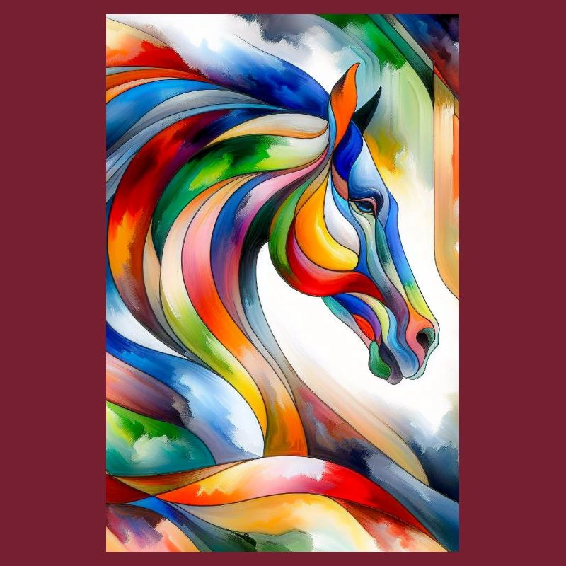 Cheval abstrait