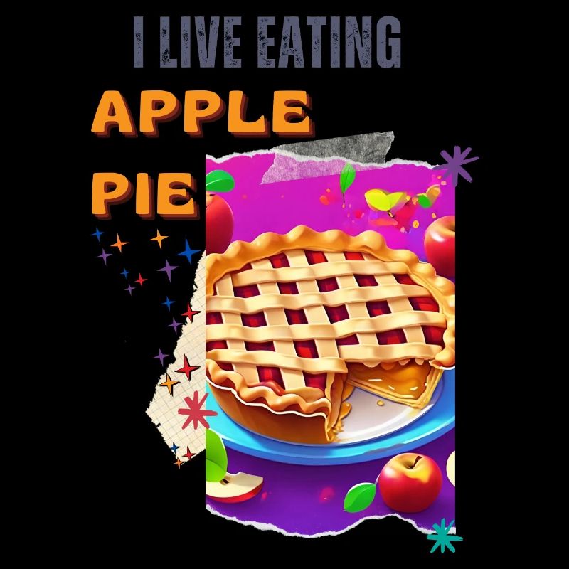 I live and eat apple pie
