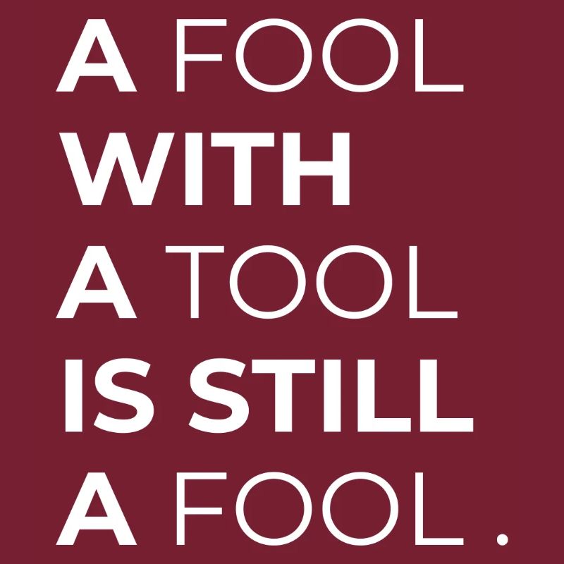 Toolwise Fool : Typographie audacieuse