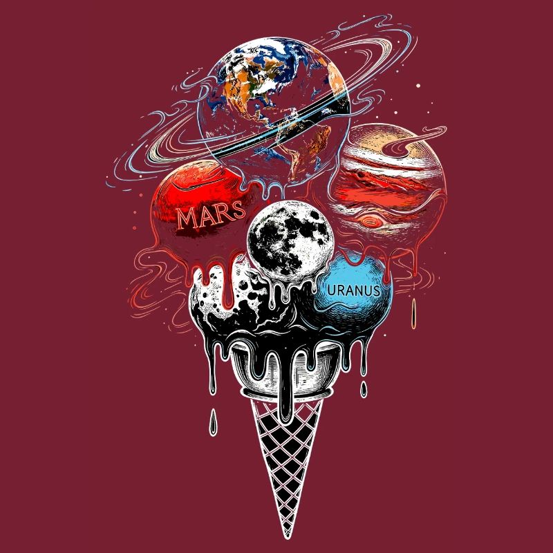 Planète Cream Scoop - Space Galaxy Science