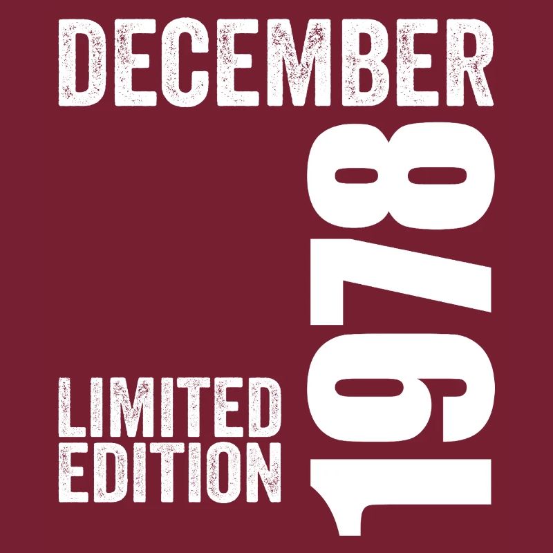 Retro Geburtstagsgeschenk - Dezember 1978