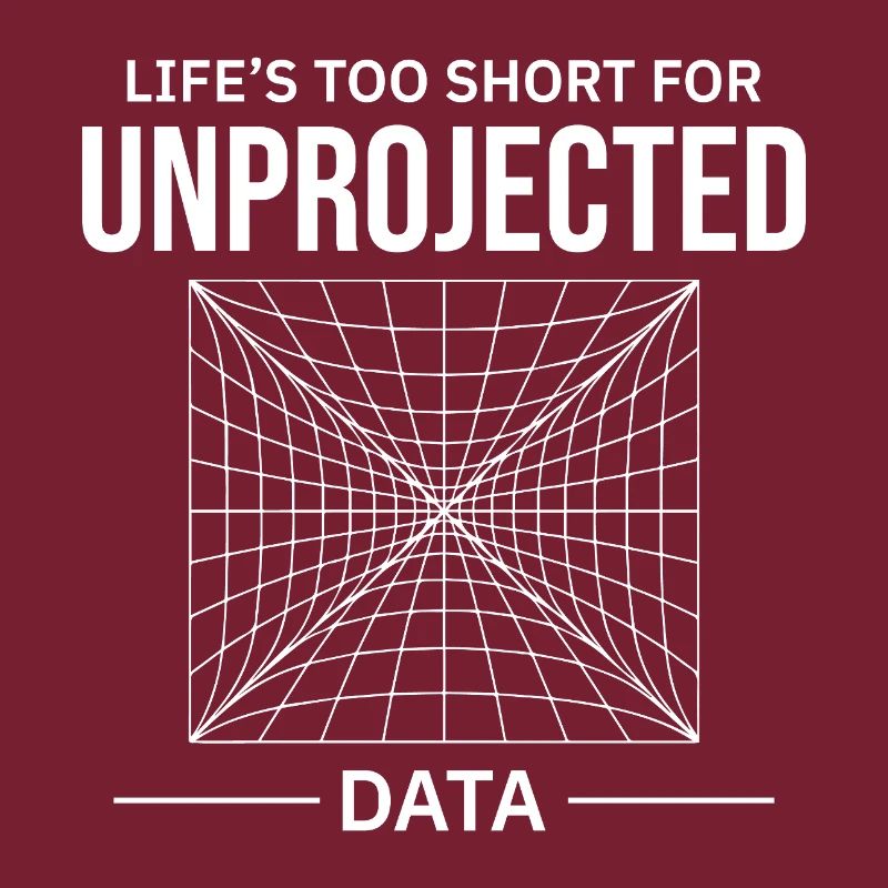 Unprojected Data GIS Cartography Mapping Error