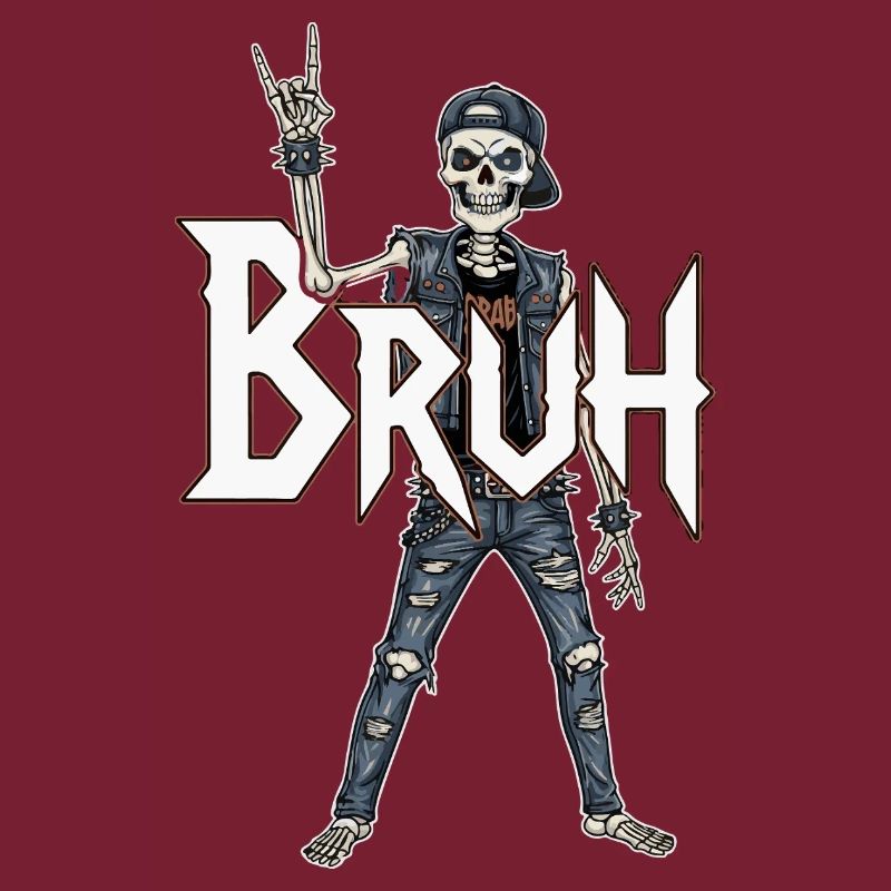Bruh Skeleton Wippe