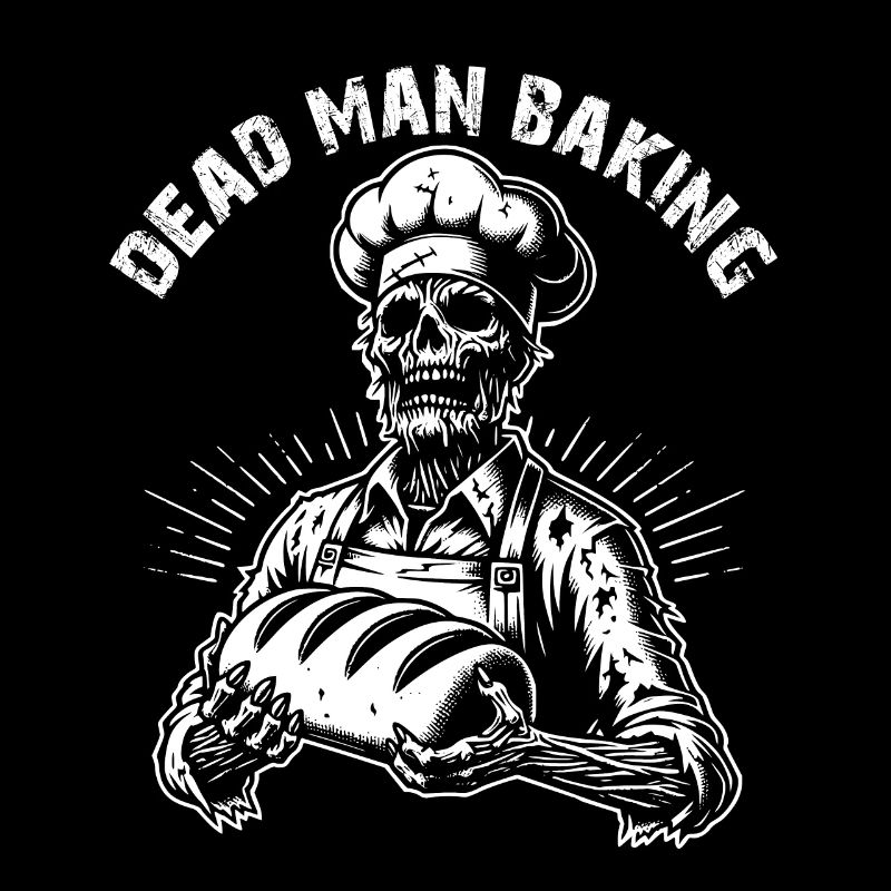 Dead Man Baking gruseliger Zombie als Bäcker