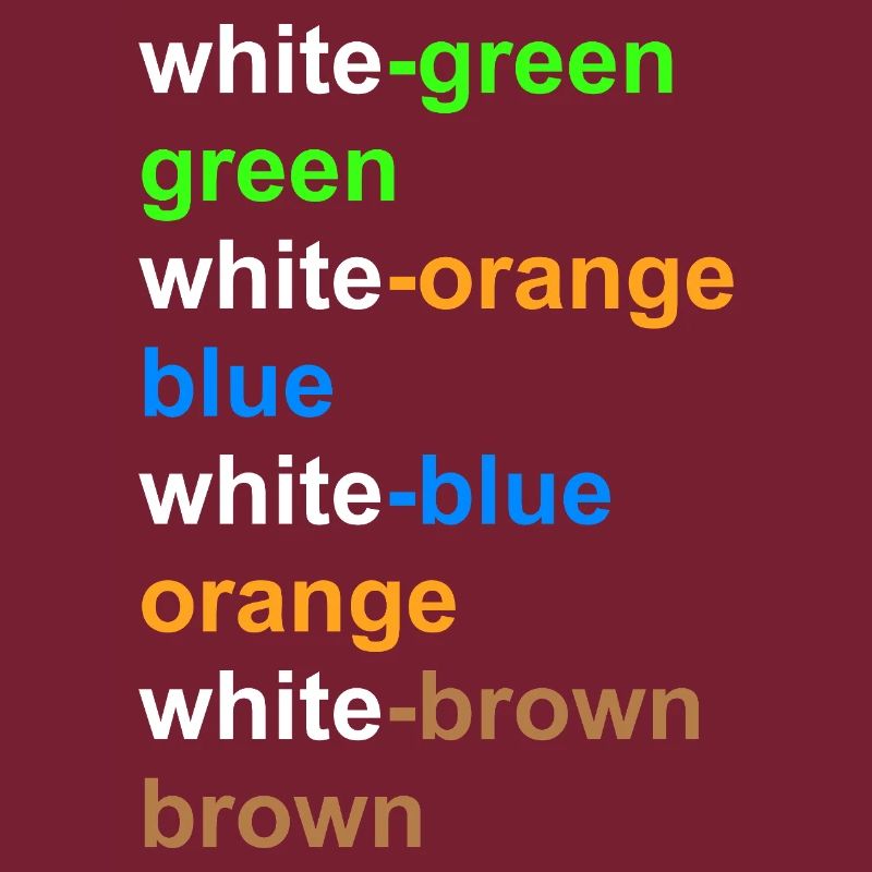 RJ45 Network Technology Color Assignment according to T568A