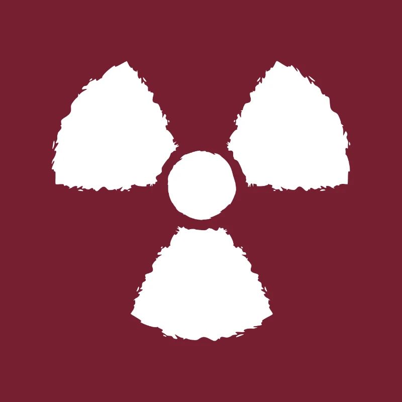 Nuklear Symbol Zeichen