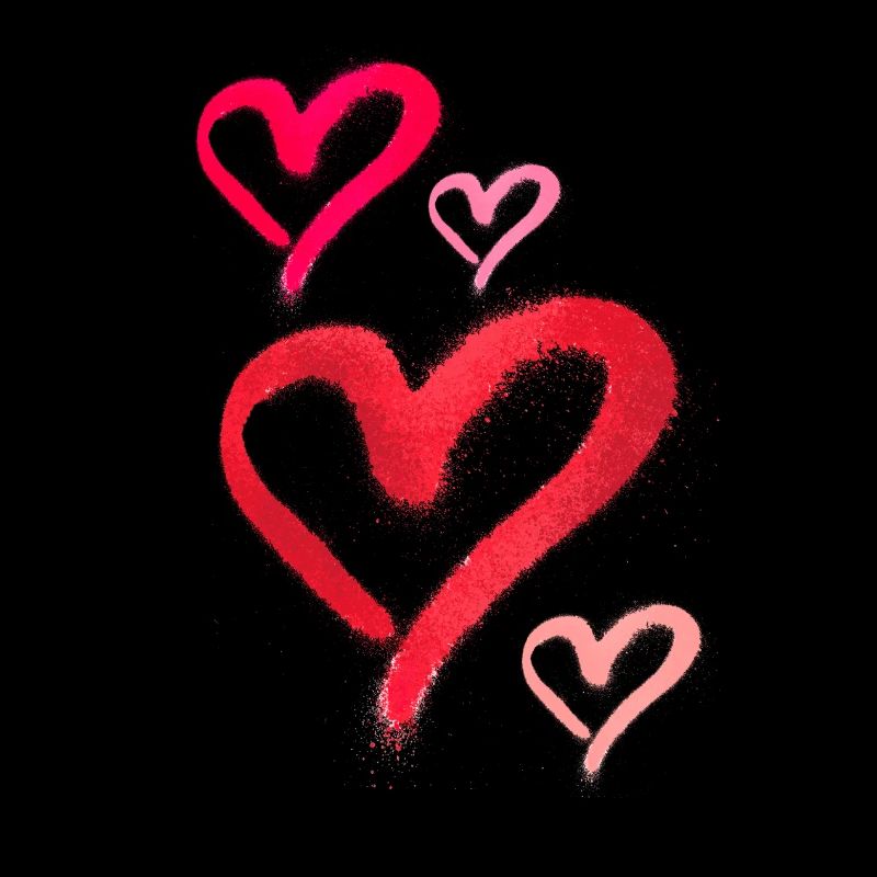 spray paint,spray,hearts,graffiti,red,pink