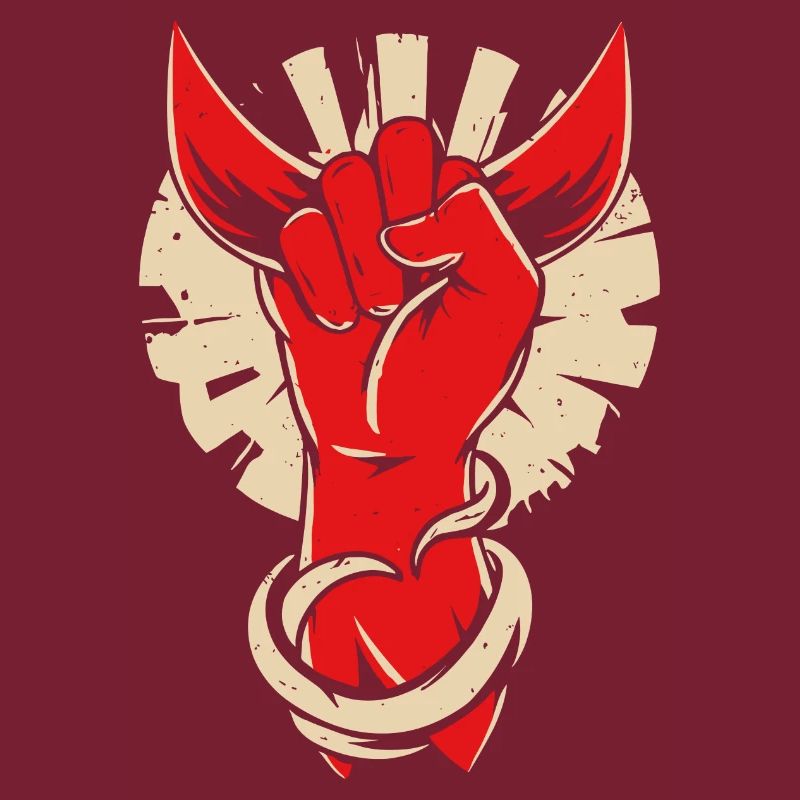 Main de cornes de diable