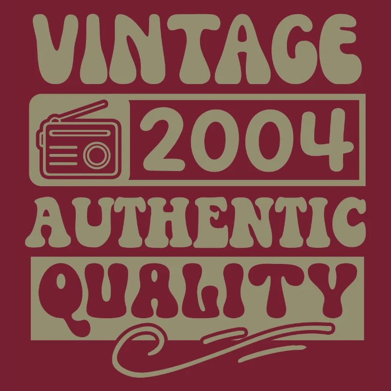 Authentic 2004 Millésime 2004 - Vintage 2004 Rétro