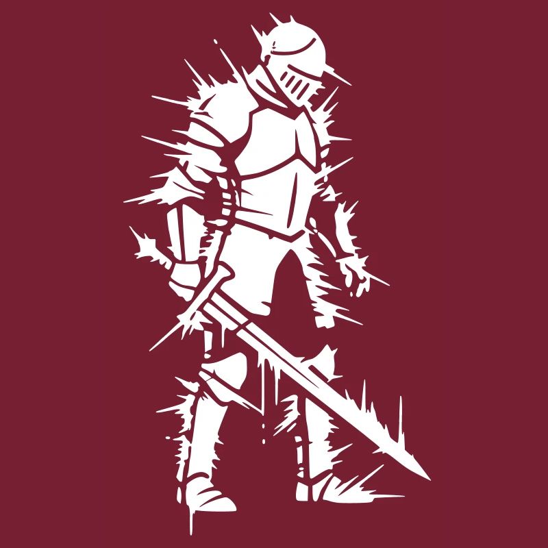 Knight Glitch Energy Gaming Vector
