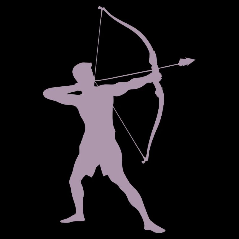 Bogenschütze-Silhouette, Präzises