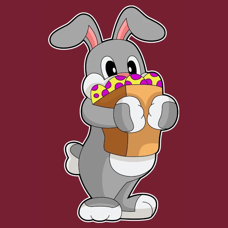 Bunny Easter Easter Egg Shopping
