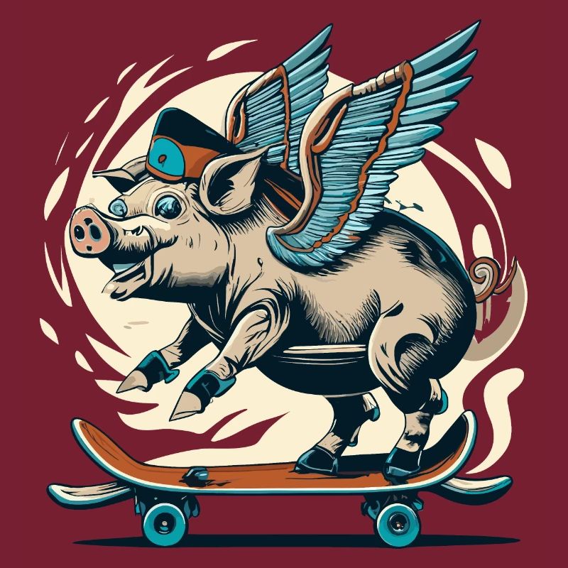 Schwein an Deck