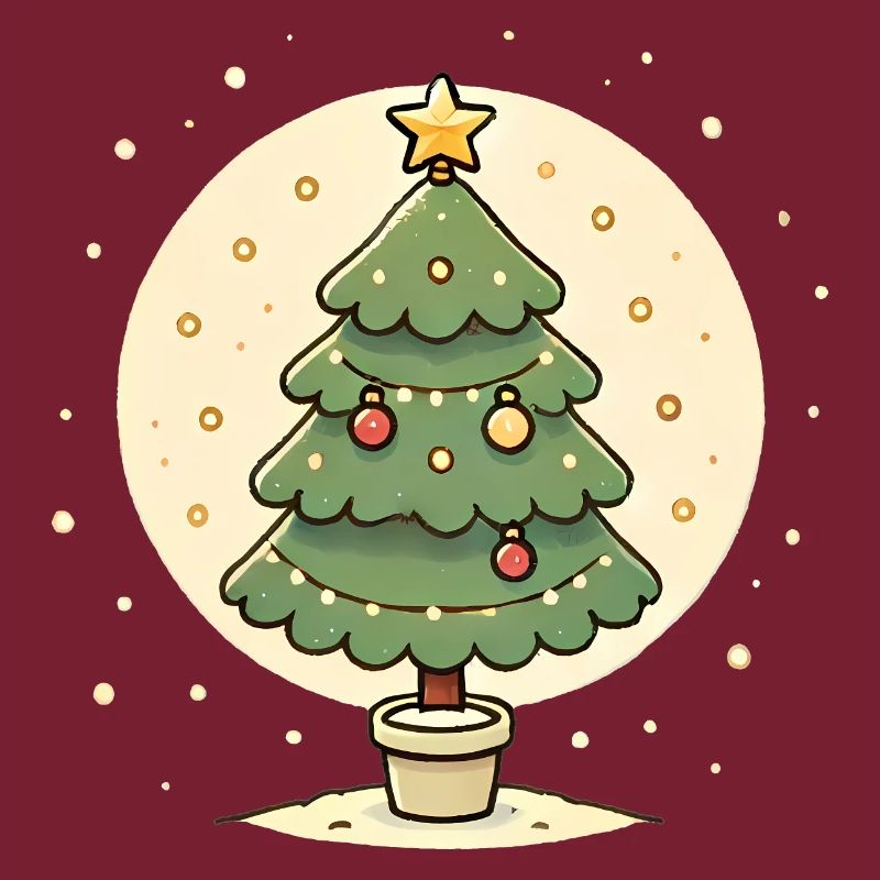 Believe in Magic Christmas Tree Design
