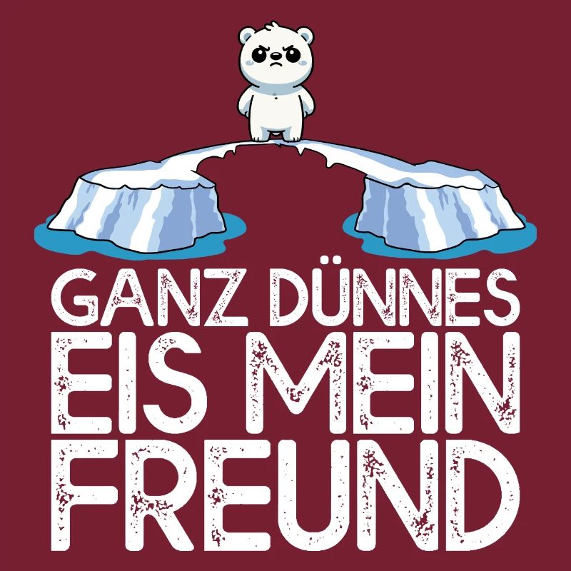 Ganz dünnes Eis mein Freund Eisbär Eisscholle