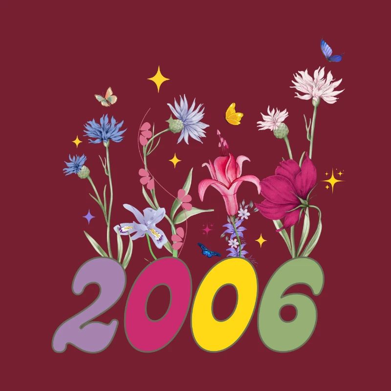Année de naissance 2006 fleurs sauvages