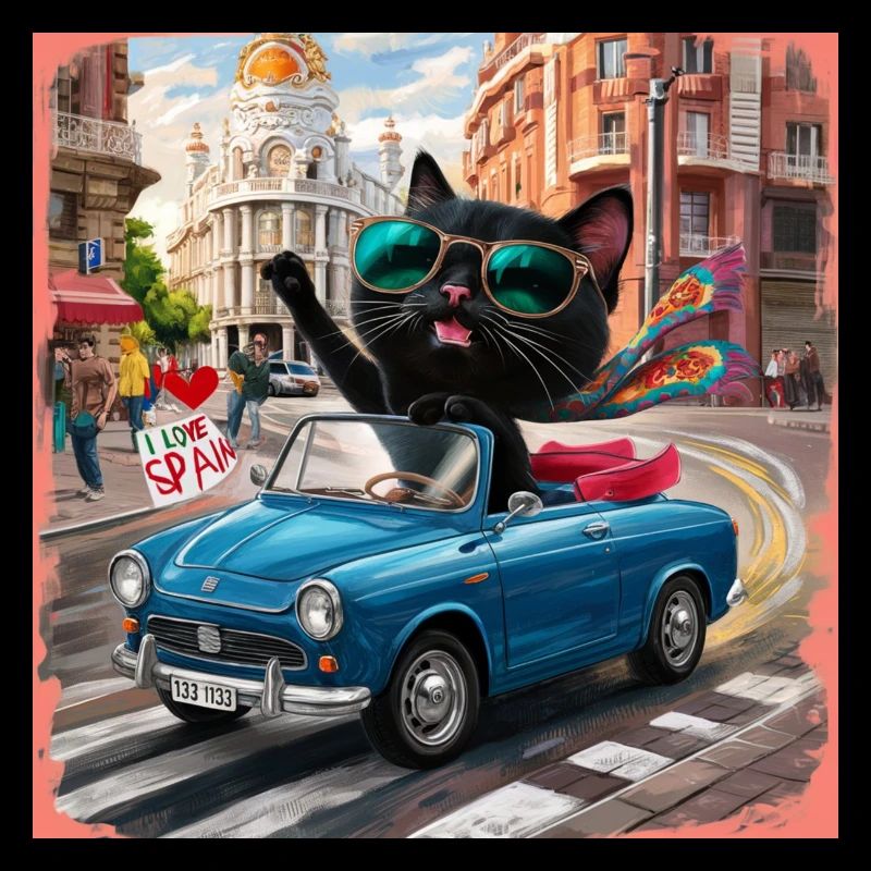 Cat on tour - Ich liebe Spanien! -Madrid