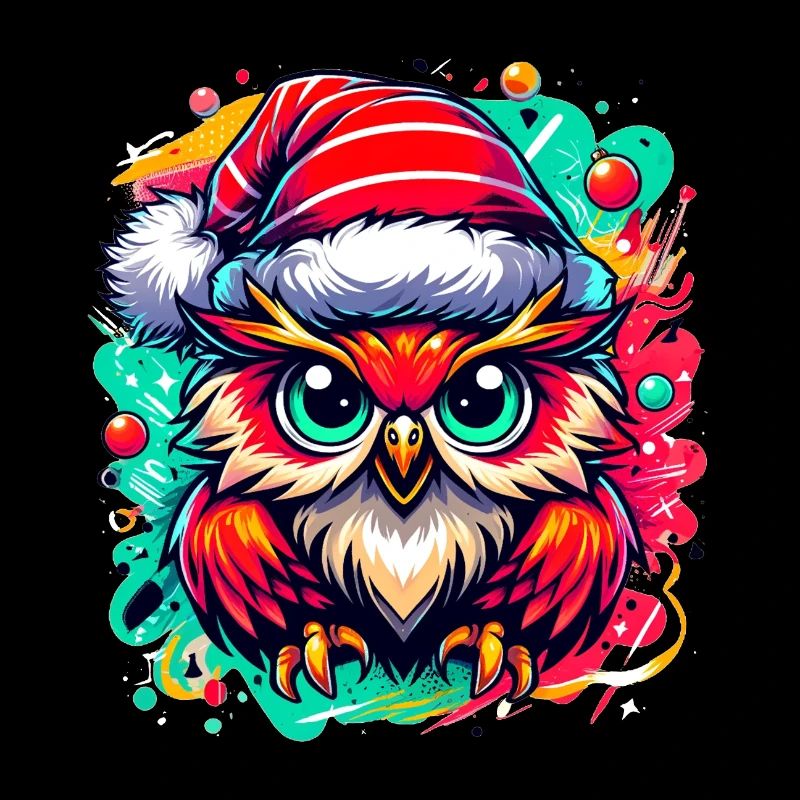 Weihnachtseule Eule Weihnachten