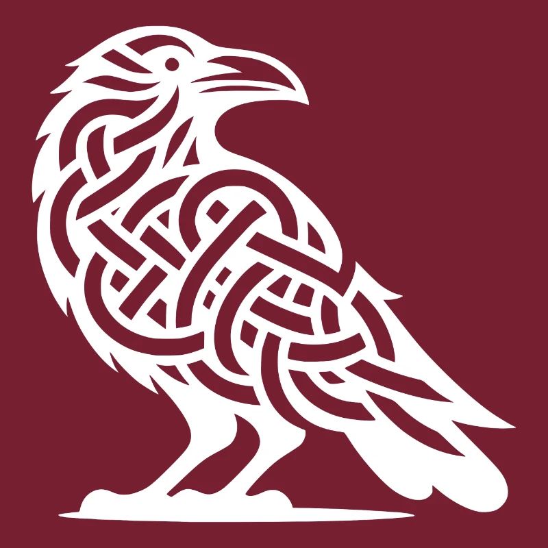 Wild Crows Bird Celtic Tattoo Knot Style