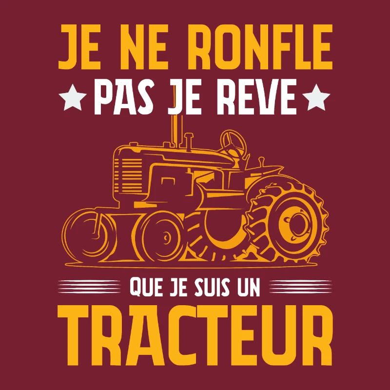 Ich schnarche nicht, ich träume, dass ich ein Traktor bin
