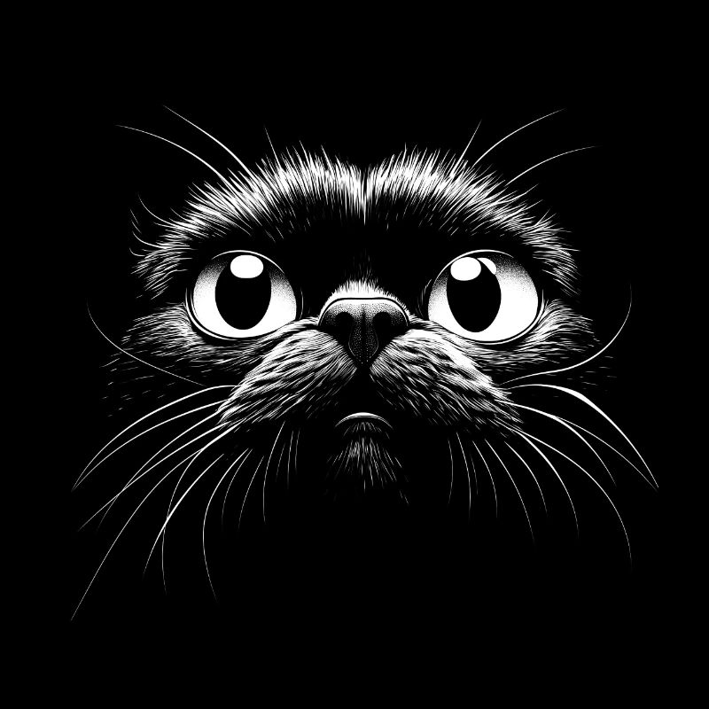 Black Cat Face