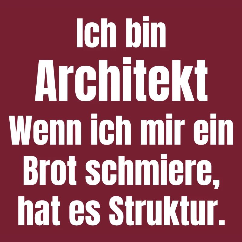 When architect smears bread, it has structure